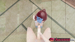 Ruby, the Sizzling Anime Damsel 3 DIMENSIONAL Toon Frenulum Gobbling Fetish in Close-Up Views, Glory Crevice Rock-hard Throat Shag