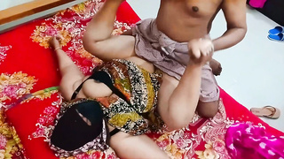 My sista-in-law's hair has grown so I called the barber and got it cut.