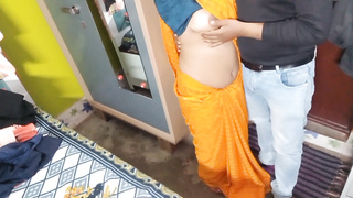 Indian housewife having inhaled my ultra-cute manstick.