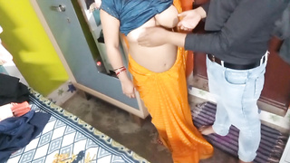 Indian housewife having inhaled my ultra-cute manstick.