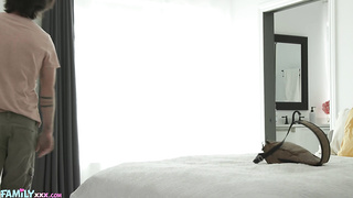 Luxurious Step Stepsister Penetrate Stiffer On Ample Man meat Ellie Nova