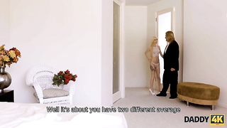Warm Towheaded Cheats On Groom With His Father Before The Wedding (Kenzie Reeves, Older Fellow)