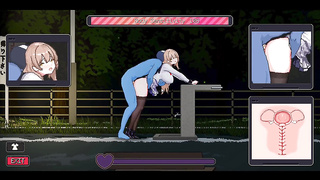 Big-titted Supermarket Clerk Adult Rendezvous - Pixel Anime porn Game Sequences