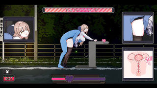 Big-titted Supermarket Clerk Adult Rendezvous - Pixel Anime porn Game Sequences