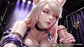 3 DIMENSIONAL Toon : League of Legends - Ahri Hj Missionary Plumb Uncensored Manga porn