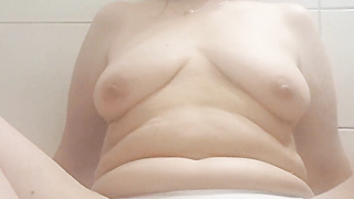 Step-mom soils undies with ejaculation mayo