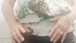 a moment of passion in the hasty douche