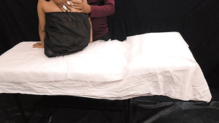 Priya bhabhi Pummeled at rubdown center during rubdown sesh