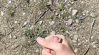 Jerking while ambling with a pal??? Do you like it? .. by maxtwinks from OnlyFans - Coomer