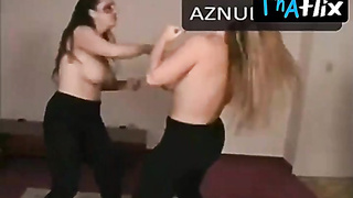 Joy button Marceau Knockers Gig in Pearl Marceau Bare In Bare Fistfight