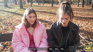 Hunt4K. She Demonstrates Her Titties For Money And Cheats On Her Girlfriend (Nikki Nuttz)