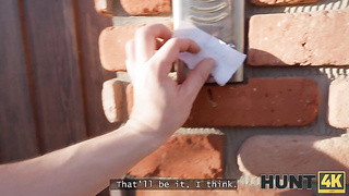 Hunt4K. She Demonstrates Her Titties For Money And Cheats On Her Girlfriend (Nikki Nuttz)