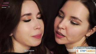 Outstanding Spunky dark haired Free-for-all softcore display