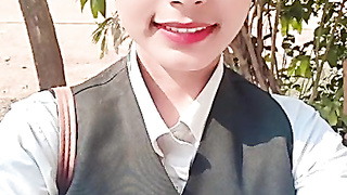 Utterly Super-steamy Delhi IT Gal Providing Suck off Boning With Her Chief