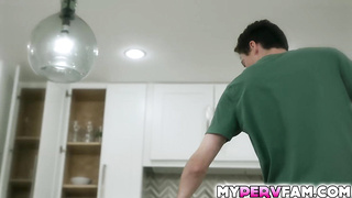 Son makes his stepmother Kate Dalia highly sated