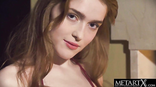 Watch This Inborn Ginger-haired Munch Her Honeypot Mayo from Her Thumbs (Jia Lissa)