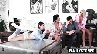 Fortunate dude drilling trio generation of fuckboxes