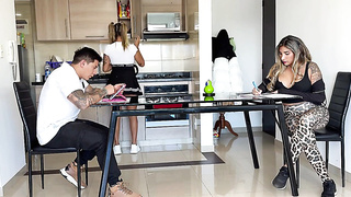 He Torn up His Sister-in-law-in-law in Front of His Wifey! What!? She Strokes and ...