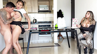 He Torn up His Sister-in-law-in-law in Front of His Wifey! What!? She Strokes and ...