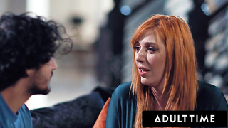 ADULT TIME - Jumpy Teenage Doesn't Pull Out Of His COUGAR Medic Lauren Phillips During Sensuous Pummel