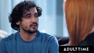 ADULT TIME - Jumpy Teenage Doesn't Pull Out Of His COUGAR Medic Lauren Phillips During Sensuous Pummel