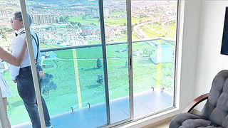 Hotwife Slut! She Ravaged Her Paramour While Her Beau Observed Her!