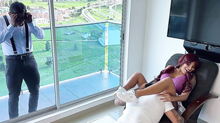 Hotwife Slut! She Ravaged Her Paramour While Her Beau Observed Her!