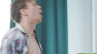 Ethan Chase tossing salad and smashes Axelle Roses fuck hole