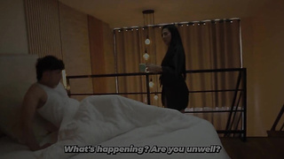 Steamy Cougar Step-mom Rail My Immense Swelling With Her Large Butt (Sarah Black)