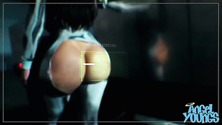 Futuristic Cyber Van 3some with Angel Youngs and Violet Myers (Alex Jones)