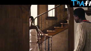 Zoe Saldana Caboose, Boobs Sequence in Nina