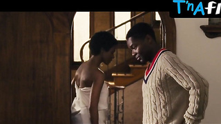 Zoe Saldana Caboose, Boobs Sequence in Nina