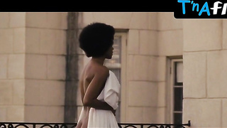 Zoe Saldana Caboose, Boobs Sequence in Nina