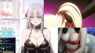 darkness from konosuba prays for hermaphroditism