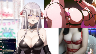 darkness from konosuba prays for hermaphroditism