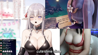 I observed the prohibited Genshin Influence r34! Keqing x Slime