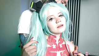 Humungous Salami For Buxom Anime Hoe Rebecca Nikson