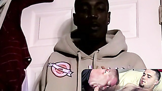 JoeSchmoeXXX.com - Red-hot JBone spurts a fat explosion after draining off his black boner strenuously