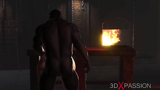 Marionette-Hoe Ball-gagged And Boinked. Huge Boobs Superslut Gets Screwed Tough By Black Chisel