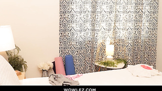 Steaming Girl/girl Romp Sequence Featuring Eva Long And Eva Nyx - Victoria Lobov