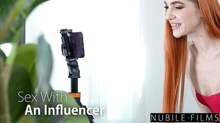 Super-hot Red-haired Influencer Tiny Dragon Takes Roomies Boner For A Live Cam E... (Sam Shock)