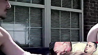 JoeSchmoeXXX.com - Without a condom humping this tattooed fellow rigid till I spunk in his bootie with gusto