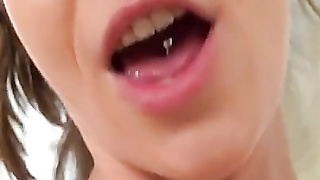 Huge-titted Dark-haired Josephine Jackson Taunts with Jiggish Douche Flash