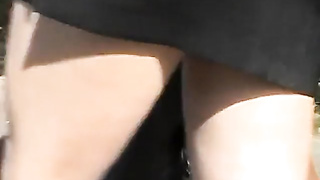 Upskirt (faux) Hunters Voy07 11