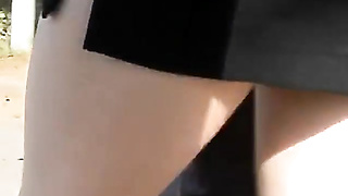 Upskirt (faux) Hunters Voy07 11