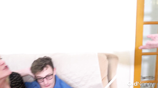 Towheaded Grannie s Threeway Taunt