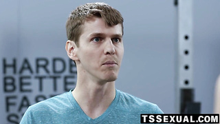 Sage Rouxs t-model bootie plunged with pulsating pipe