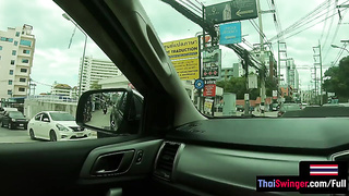 Thai European amateur duo public joy and naughty hump at home in POINT OF VIEW (Cherry Lee)