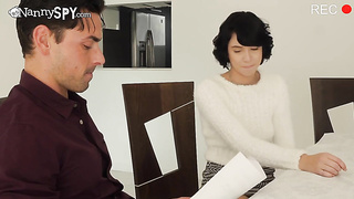 Bitchy Sitter Spits On Bone Before She Loses Her Job - Cadey Mercury