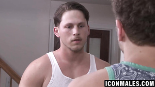 Roman Todd and Calvin Banks inhale then bang each other